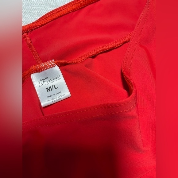 Dance, Costume, Theater, & Ballet RED full circle skirt, THEATRICALS. Size M/L - Picture 2 of 4